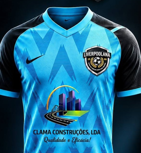 Camisola Oficial Azul do Liverpoolana FC